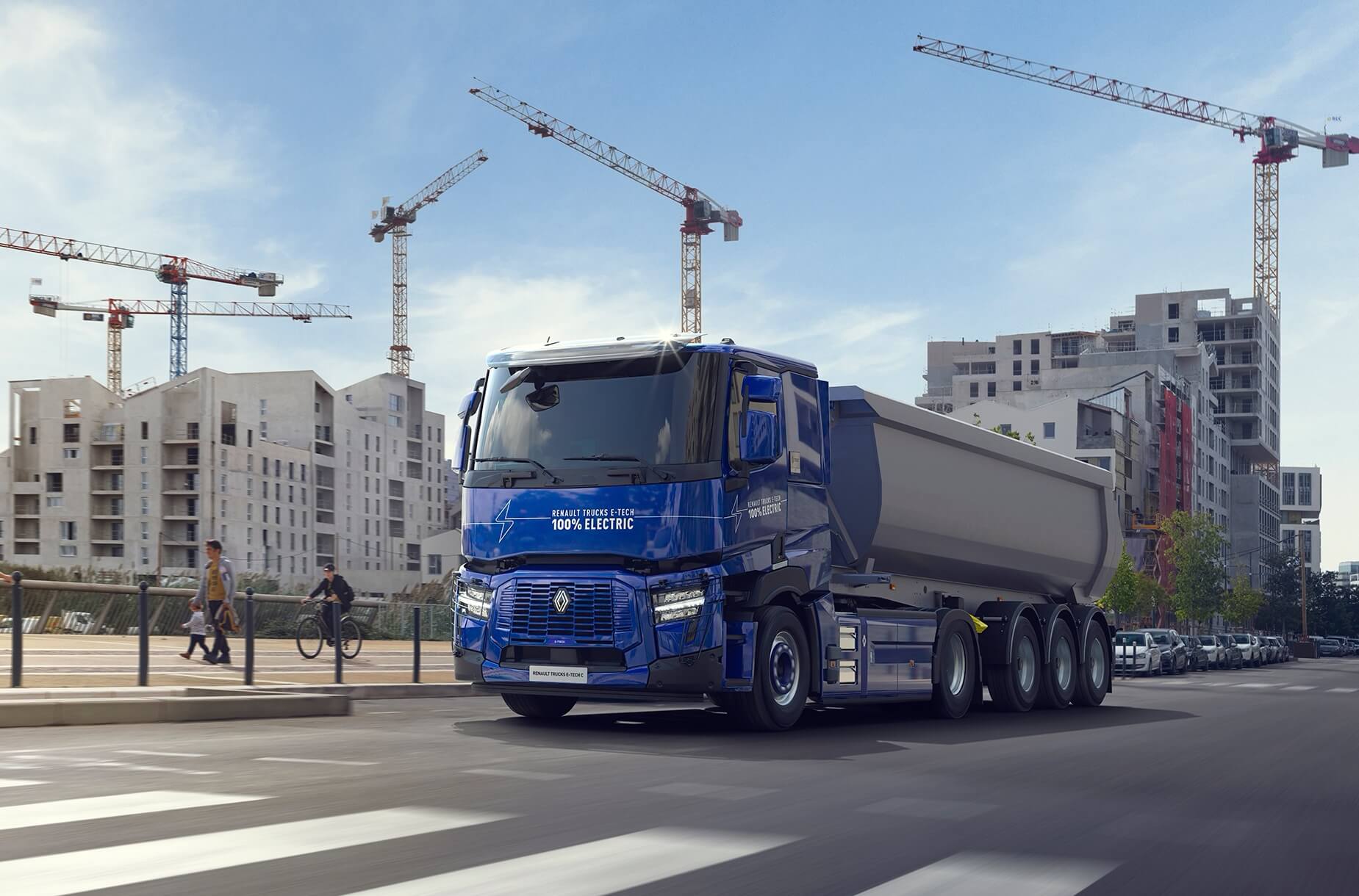 Электрические грузовики Renault Truck обновили дизайн