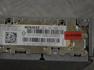 Магнитола Renault Scenic 2 (2003-2009) 281156238R