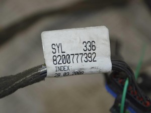 Проводка двери задней правой Renault Scenic 2 (2003-2009) 8200777392